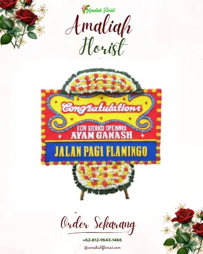 Bunga Papan Congratulation di Bungur